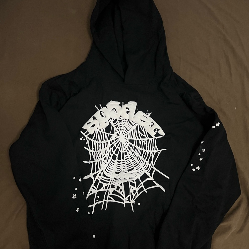 Sp5der Hoodie Black OG (V1)